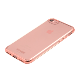 Étui métallique invisible pour Apple iPhone 6/6s/7/8/SE 2020, rose