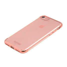&Eacute;tui m&eacute;tallique invisible pour Apple iPhone 6/6s/7/8/SE 2020, rose