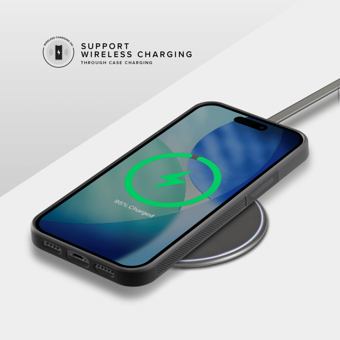 Etui & Coque robuste magn&eacute;tique 2-en-1 et fabriqu&eacute; avec un &eacute;tui en plastique recycl&eacute; pour Apple iPhone 17 Pro, Noir Onyx