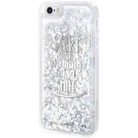 Case Bling Bling Hybrid Glitter Case for Apple iPhone 5/5S/SE, Your Best Morning