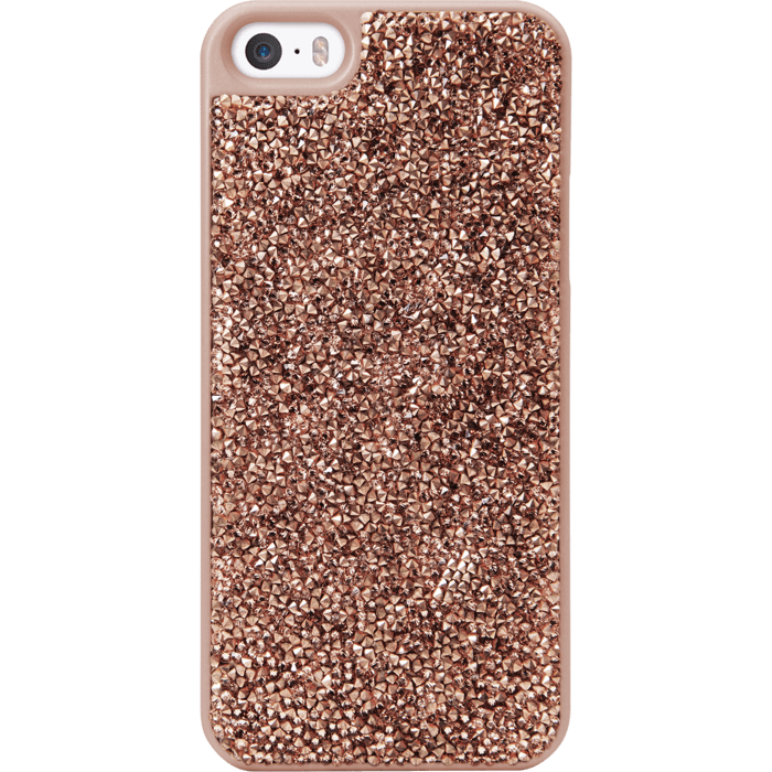 Coque Bling Strass pour Apple iPhone 5/5s/SE , Or Rose