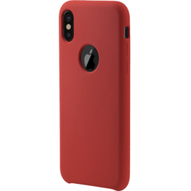 Case Soft Gel Silicone Case for Apple iPhone X/XS, Fiery Red