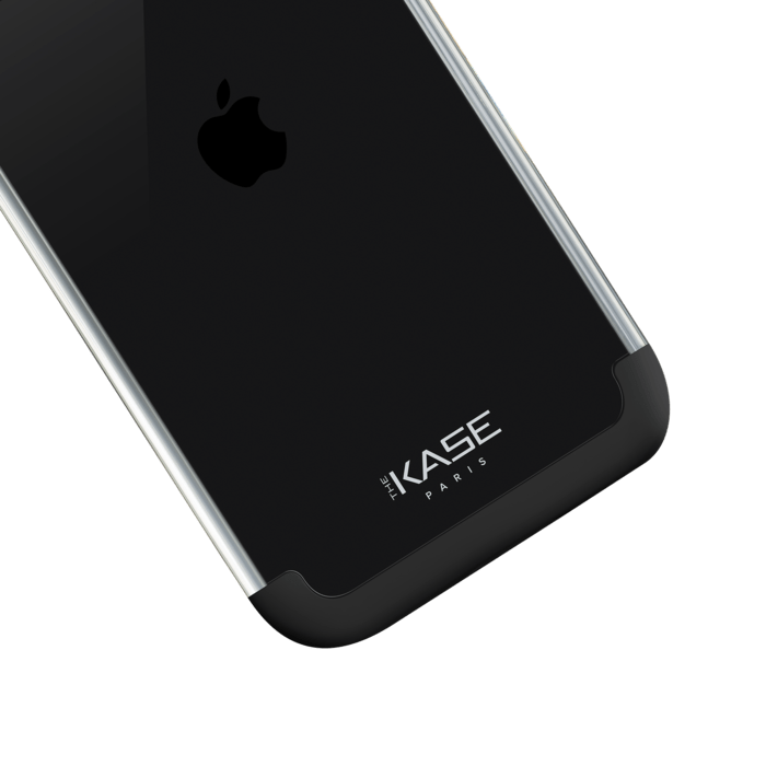 InCoque invisible détachable 2-en-1 en bandoulière pour Apple iPhone 12/12 Pro, Minuit noir