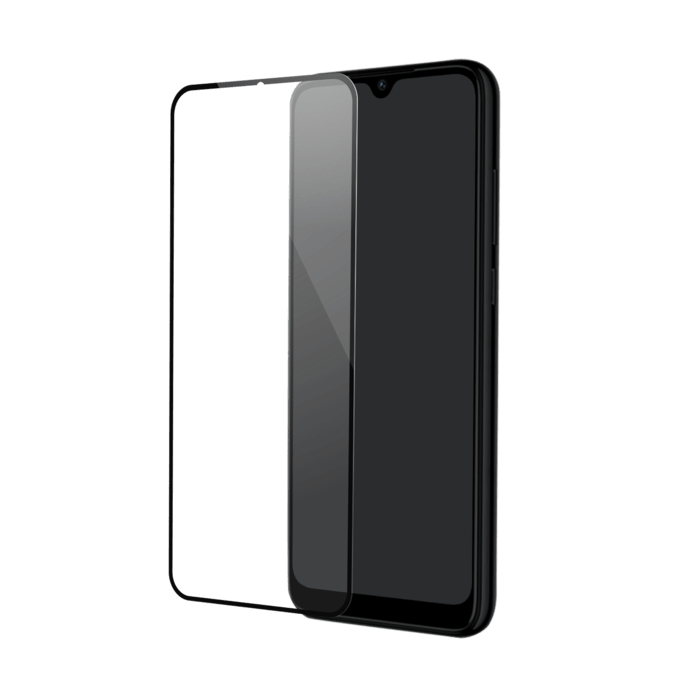 Protection d'écran en verre trempé (100% de surface couverte) pour Xiaomi Redmi Note 8T Noir