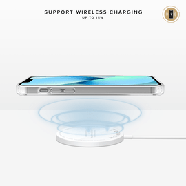 Coque hybride invisible pour Apple iPhone 13, Transparente