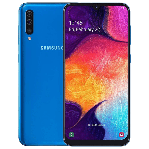 Galaxy A50 2019 reconditionn&eacute; 128 Go, Bleu, d&eacute;bloqu&eacute;