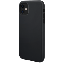Anti-Shock Soft Gel Silicone Case for Apple iPhone 11, Satin Black