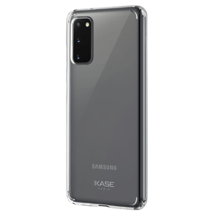 Coque hybride invisible pour Samsung Galaxy S20, Transparente