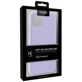 Coque en Gel de Silicone Doux pour Apple iPhone 11, Violet Lilas