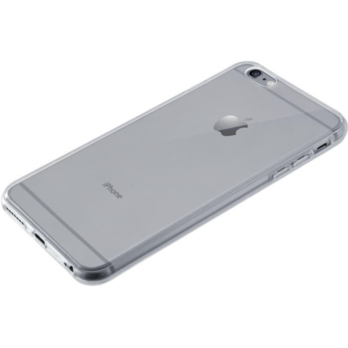 Coque silicone pour Apple iPhone 6 Plus/6s Plus, Transparent