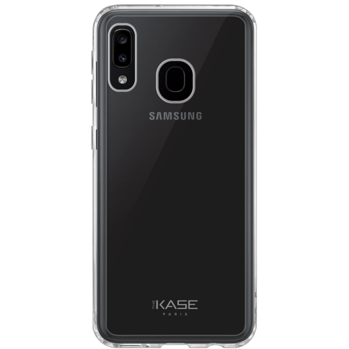 Coque hybride invisible pour Samsung Galaxy A20e 2019, Transparente