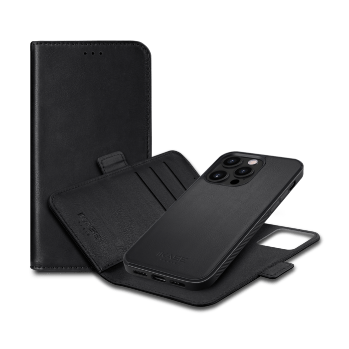 Etui & Coque robuste magn&eacute;tique 2-en-1 pour Apple iPhone 13 Pro, Noir Onyx