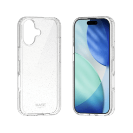 Coque hybride &eacute;tincelante invisible GEN 2.0 83% de plastique recycl&eacute; pour Apple iPhone 17, Transparente