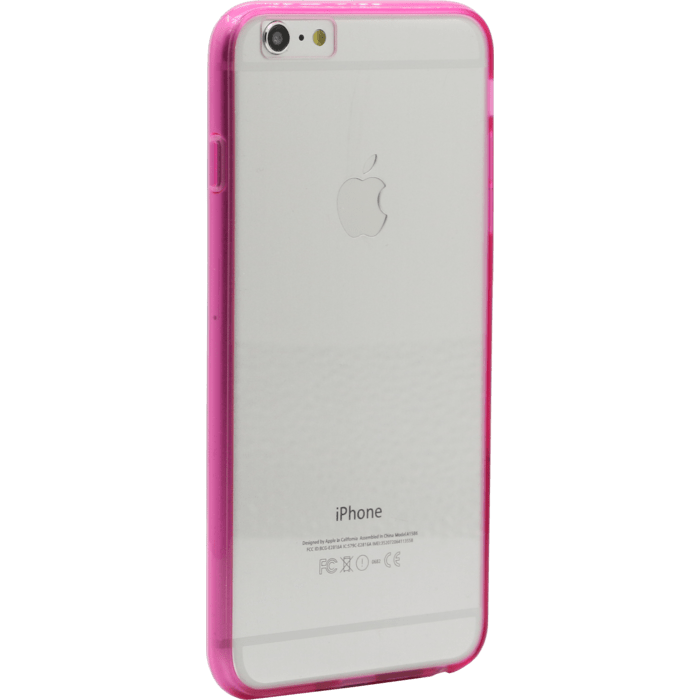 Coque slim transparente pour Apple iPhone 6 Plus/6s Plus, Rose