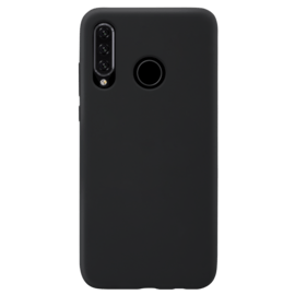 Soft Gel Silicone Case for Huawei P30 Lite, Satin Black