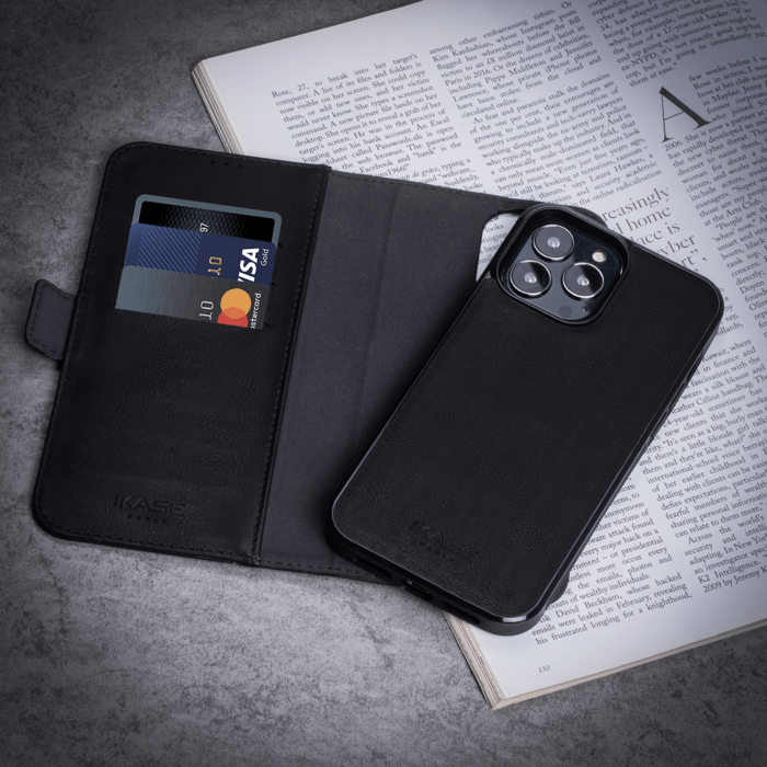 Etui & Coque robuste magn&eacute;tique 2-en-1 pour Apple iPhone 13 Pro Max, Noir Onyx