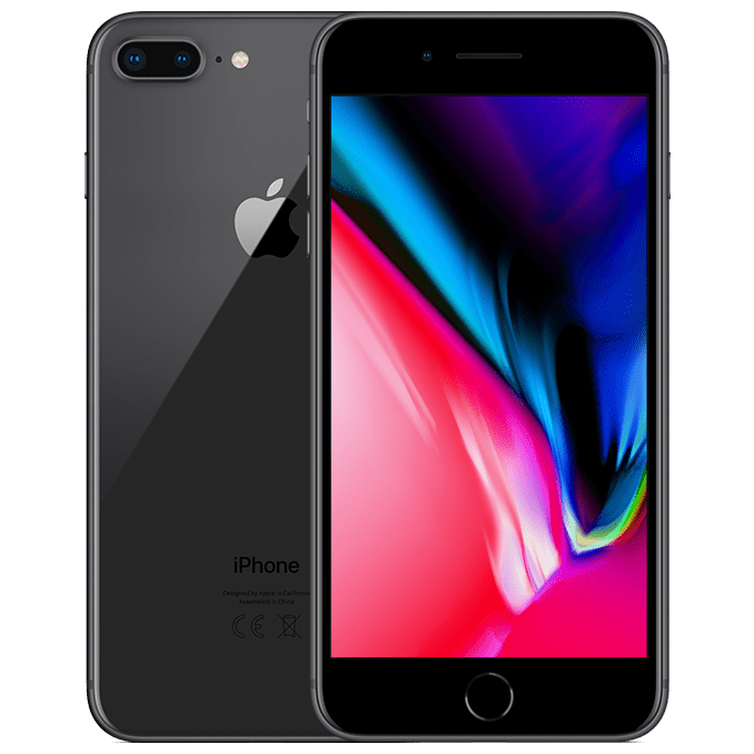 iPhone 8 Plus reconditionné 64 Go, Gris sidéral, SANS TOUCH ID, débloqué