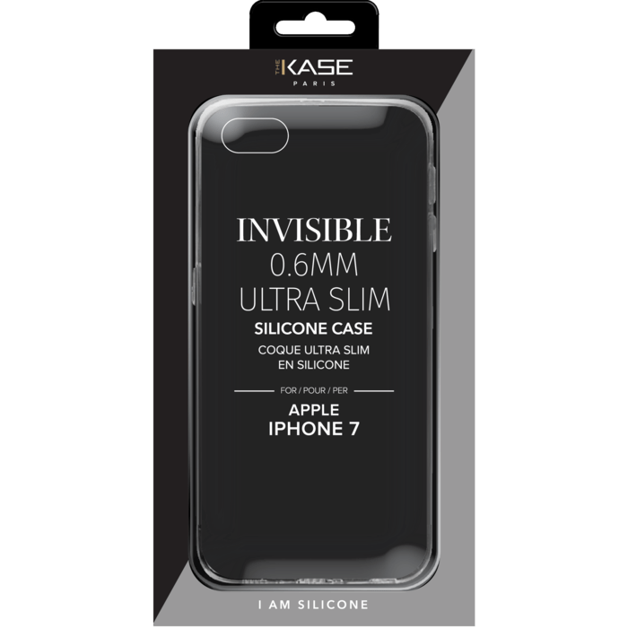 Coque ultra slim invisible pour Apple iPhone 7/8/SE 2020  0,6mm, Transparent