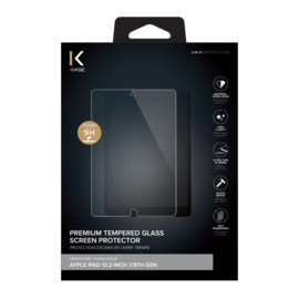 Protection d'écran premium en verre trempé pour Apple iPad 10,2 pouces 7/8e generation, Transparent