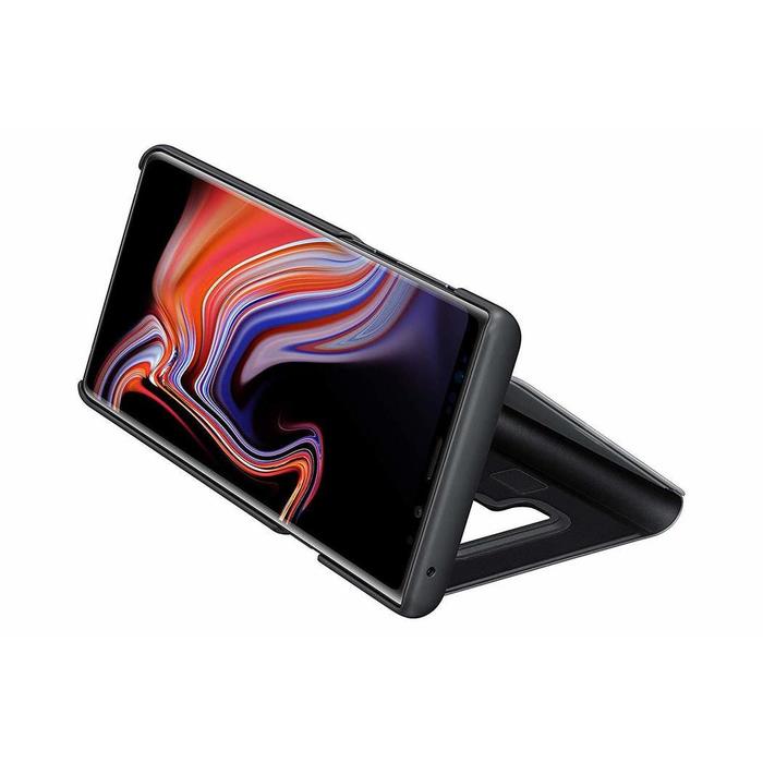Clear View cover Noir avec fonction stand Note 9