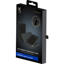 &Eacute;tui et Coque slim magn&eacute;tique 2-en-1 pour Samsung Galaxy A3 (2017), Noir