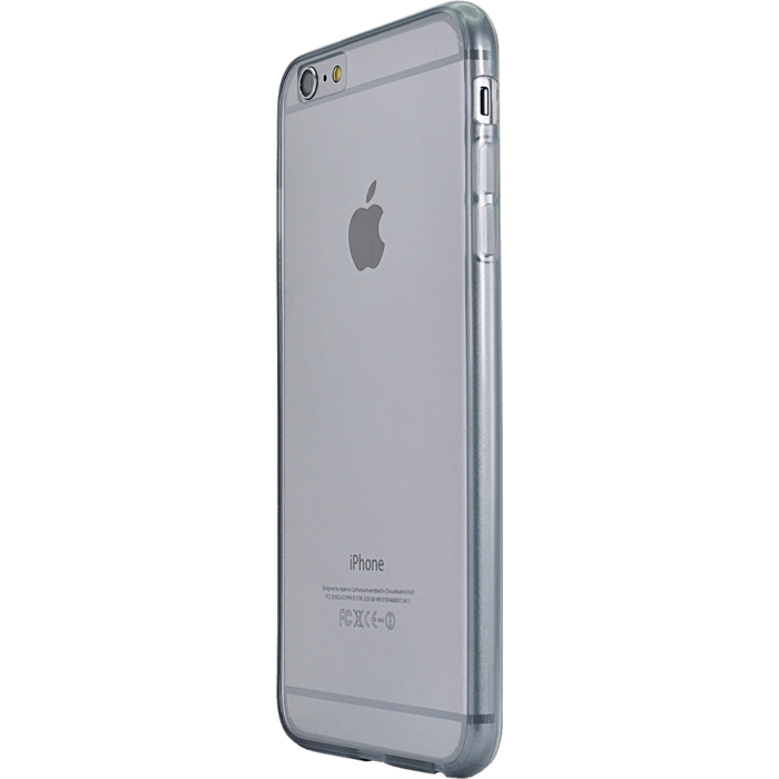 Coque slim transparente pour Apple iPhone 6 Plus/6s Plus, Noir