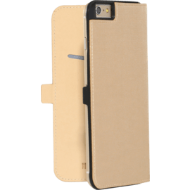 Coque clapet aimant&eacute;e avec pochette CB pour Apple iPhone 6 Plus/6s Plus, Dor&eacute;