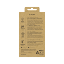 Pack combin&eacute; 3 en 1 (Coque hybride invisible, &Eacute;cran en verre tremp&eacute; de qualit&eacute; sup&eacute;rieure et Protecteur de l&rsquo;objectif de la cam&eacute;ra) pour Apple iPhone 17, Transparente