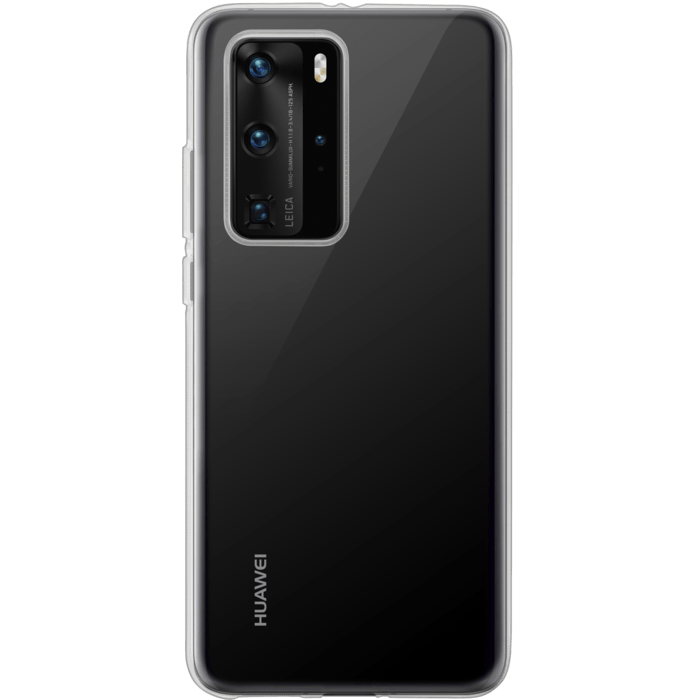 Coque Slim Invisible pour Huawei P40 Pro 1,2 mm, Transparent