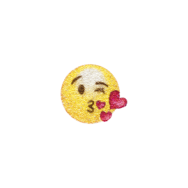 Case Swarovski&reg; Emoji Crystal Sticker, Blowing Kiss