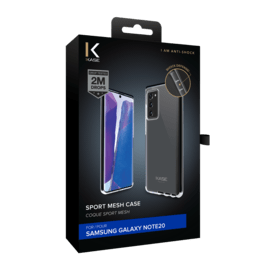 Coque Sport Mesh pour Samsung Galaxy Note20, Noir de jais