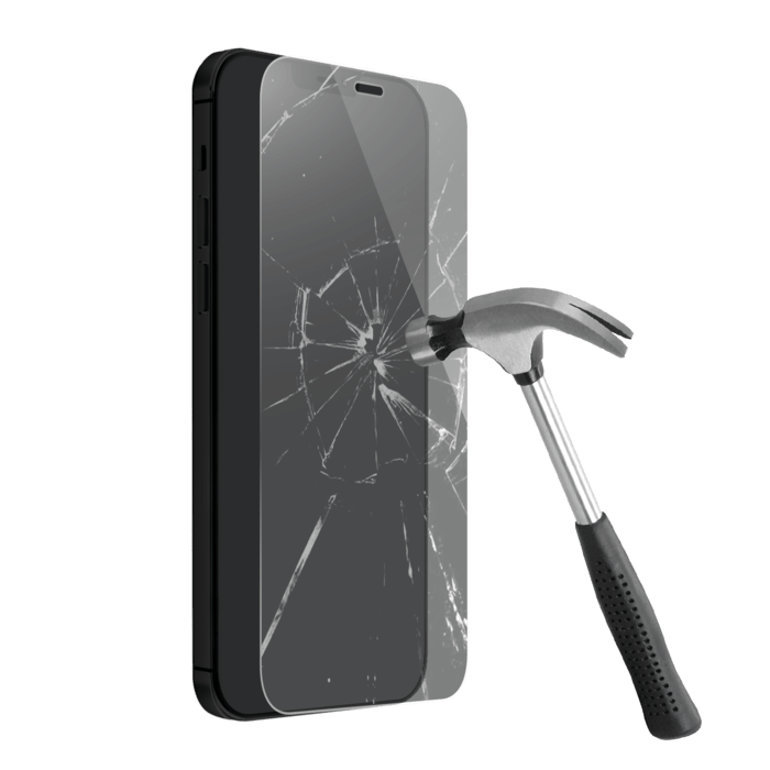 Protection d'&eacute;cran premium en verre tremp&eacute; pour Apple iPhone 12 Pro Max, Transparent