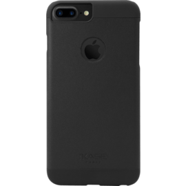 Case Ultra Slim Genuine leather case for Apple iPhone 6 Plus/6s Plus/7 Plus, Satin Black