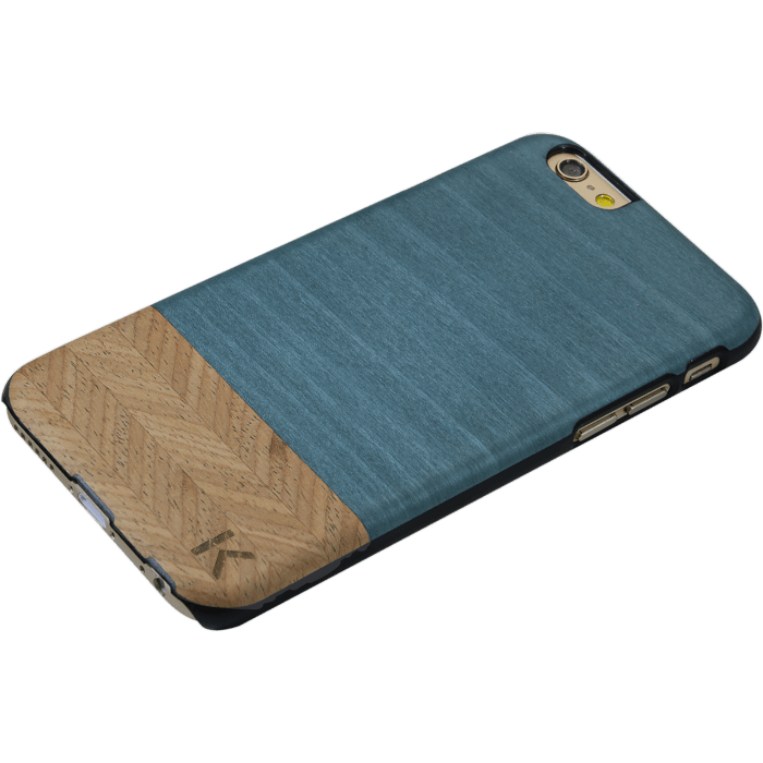 Coque bois pour Apple iPhone 6/6s, Bolivar Bleu