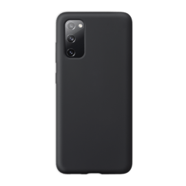 Coque en Gel de Silicone Doux pour Samsung Galaxy S20 FE/FE 5G, Noir satin