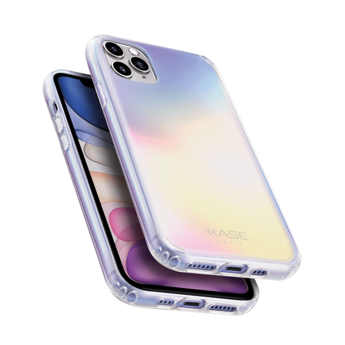 Coque hybride invisible iridescente pour Apple iPhone 11 Pro, iridescente