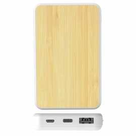Batterie externe en Bambou 5000MAH