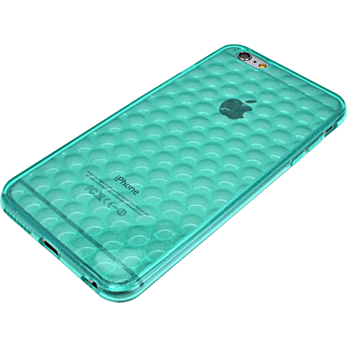 Coque Bulle silicone pour Apple iPhone 6 Plus/6s Plus (5.5 pouces), Turquoise