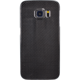Coque pour Samsung Galaxy S6 Edge, Carbone véritable Noir