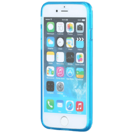 Coque slim transparente pour Apple iPhone 6/6s, Bleu