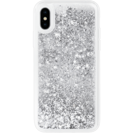 Case Bling Bling Hybrid Glitter Case for Apple iPhone X/XS, Galaxy Silver
