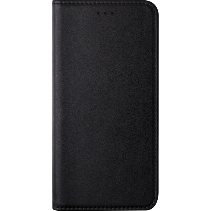 Folio flip case with card slot & stand for Samsung Galaxy A10 2019, Black