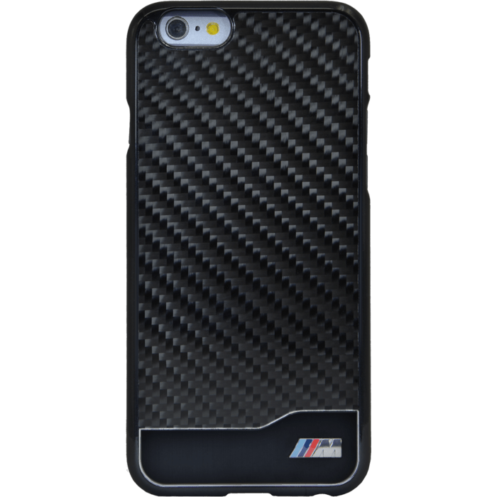 BMW Coque carbone & aluminium pour Apple iPhone 6/6s, Noir