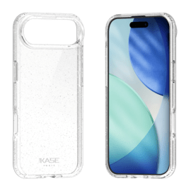 Coque hybride &eacute;tincelante invisible GEN 2.0 83% de plastique recycl&eacute; pour Apple iPhone Air, Transparente