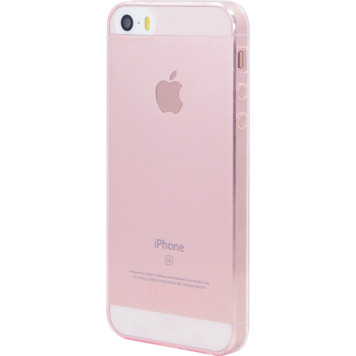 Coque pour Apple iPhone 5/5s/SE, Ultra Slim 0,6mm Transparent Rose