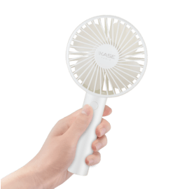 Mini Ventilateur Portable, Blanc Lumineux