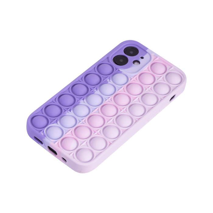 Coque Popping Bubble pour Apple iPhone 12 mini, Bleu Vert