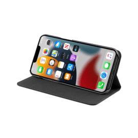 &Eacute;tui et Coque slim magn&eacute;tique 2-en-1 GEN 2.0 pour Apple iPhone 13 mini, Noir