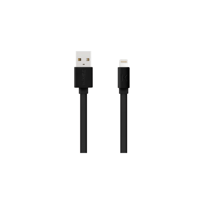 Câble Lightning certifié MFi Apple Charge/Sync (1M) Noir de Jais
