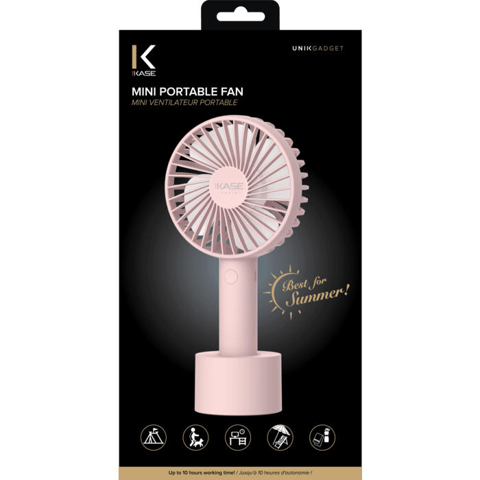 Mini Ventilateur Portable, Rose Sable